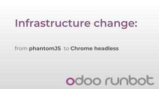 Odoo Experience 2018 - The Odoo JS Framework | PDF