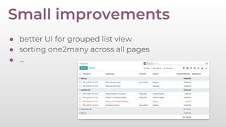 Odoo Experience 2018 - The Odoo JS Framework | PDF