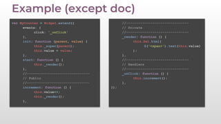 Odoo Experience 2018 - The Odoo JS Framework | PDF