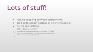 Odoo Experience 2018 - The Odoo JS Framework | PDF