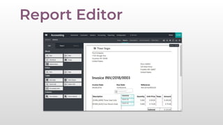 Odoo Experience 2018 - The Odoo JS Framework | PDF