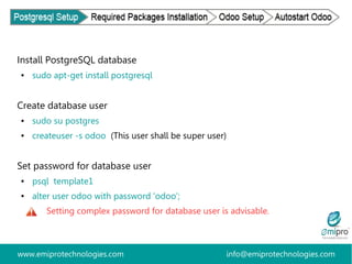 using sql statements in odoo | direct postgres... Odoo V8 Installation | PDF