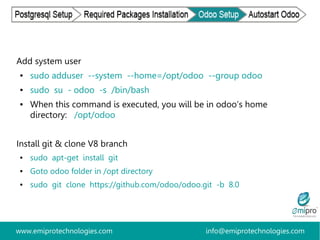 Odoo V8 Installation | PDF