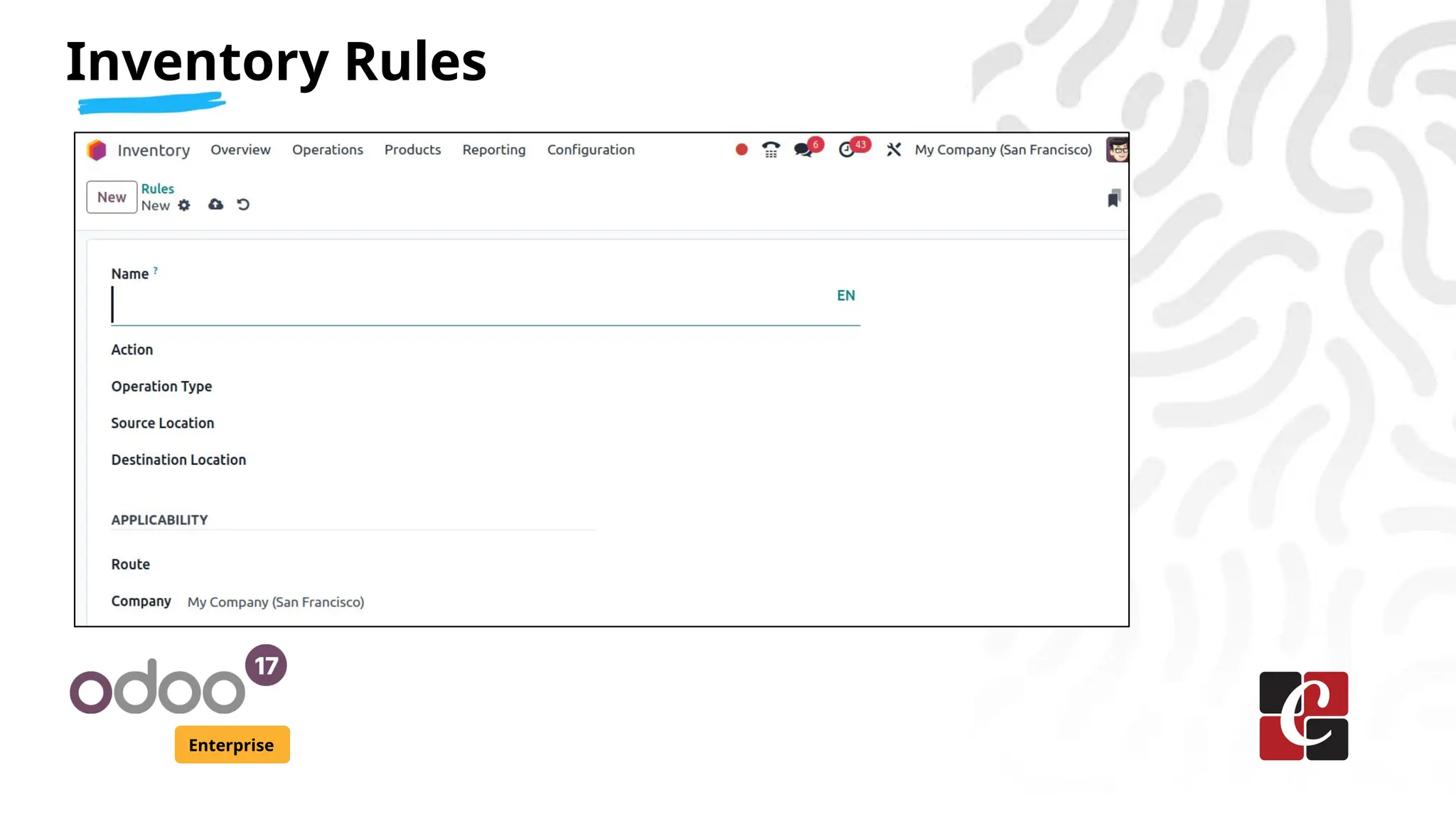 Inventory Rules
Enterprise
 