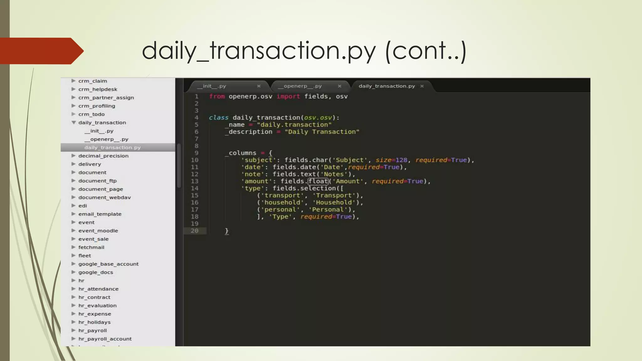 daily_transaction.py (cont..)
 