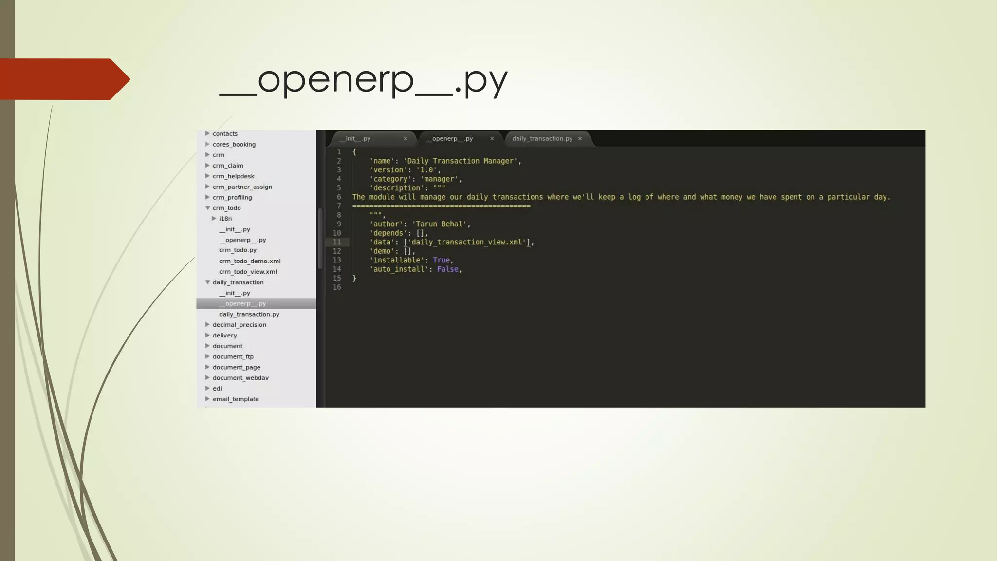 __openerp__.py
 
