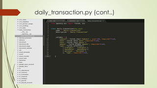 daily_transaction.py (cont..)
 