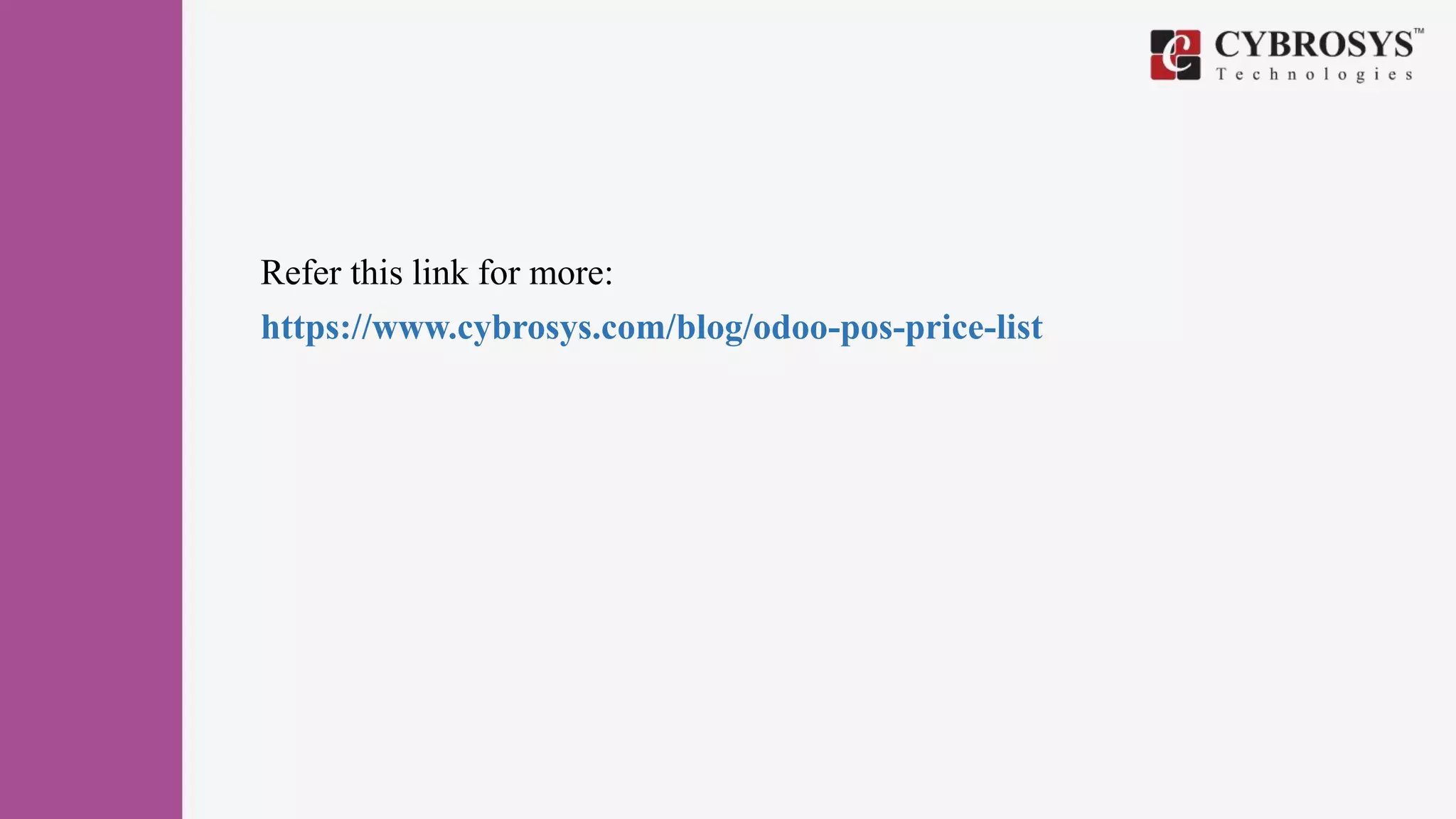 Refer this link for more:
https://www.cybrosys.com/blog/odoo-pos-price-list
 