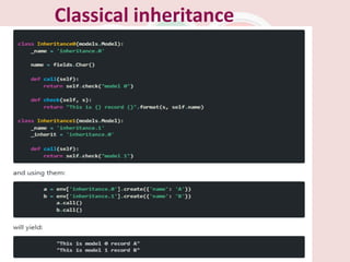 Classical inheritance
 