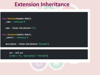 Extension Inheritance
 