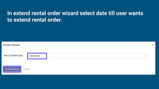 Wizard Rental Management Software Odoo Rental Management for Machine,Product and Equipments | PPTX