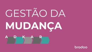 GESTÃO DA
MUDANÇA
A D K A R
 
