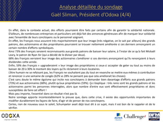 Analyse détaillée du sondage
Gaël Sliman, Président d’Odoxa (4/4)
En effet, dans le contexte actuel, des efforts pourraien...