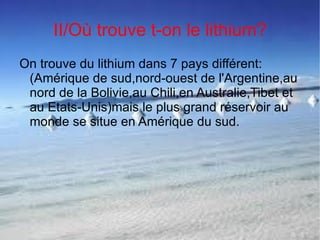 III/ Pourquoi le lithium est non recyclable?