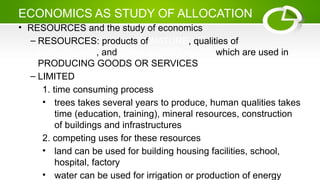 Economics as a Social Science: Wealth, Choices, and Resource Allocation ...
