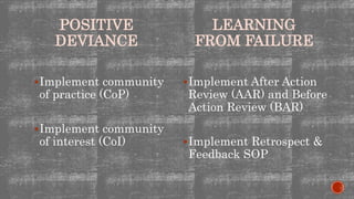 An action plan for Knowledge Management | PPTX