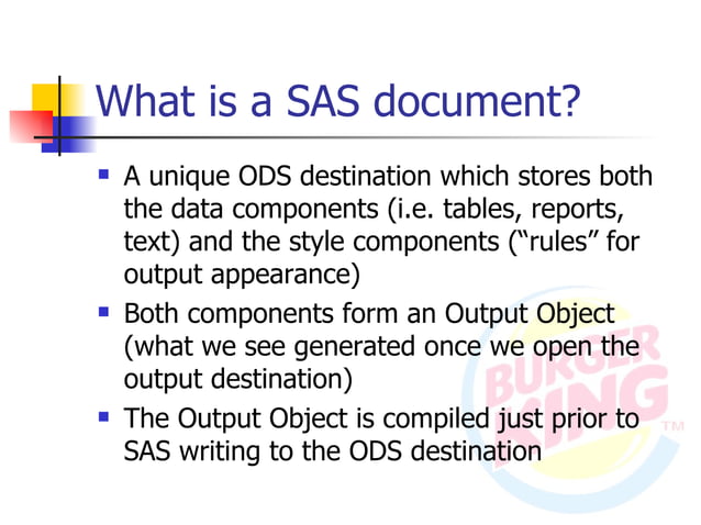 ODS Document | PPT