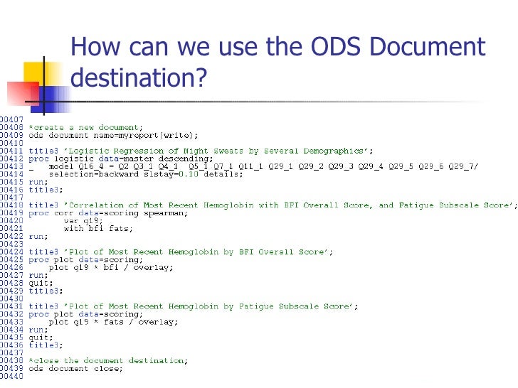 ODS Document image.