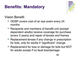 Ontario Disability Support Program (ODSP) - Know Your Benefits | PPT
