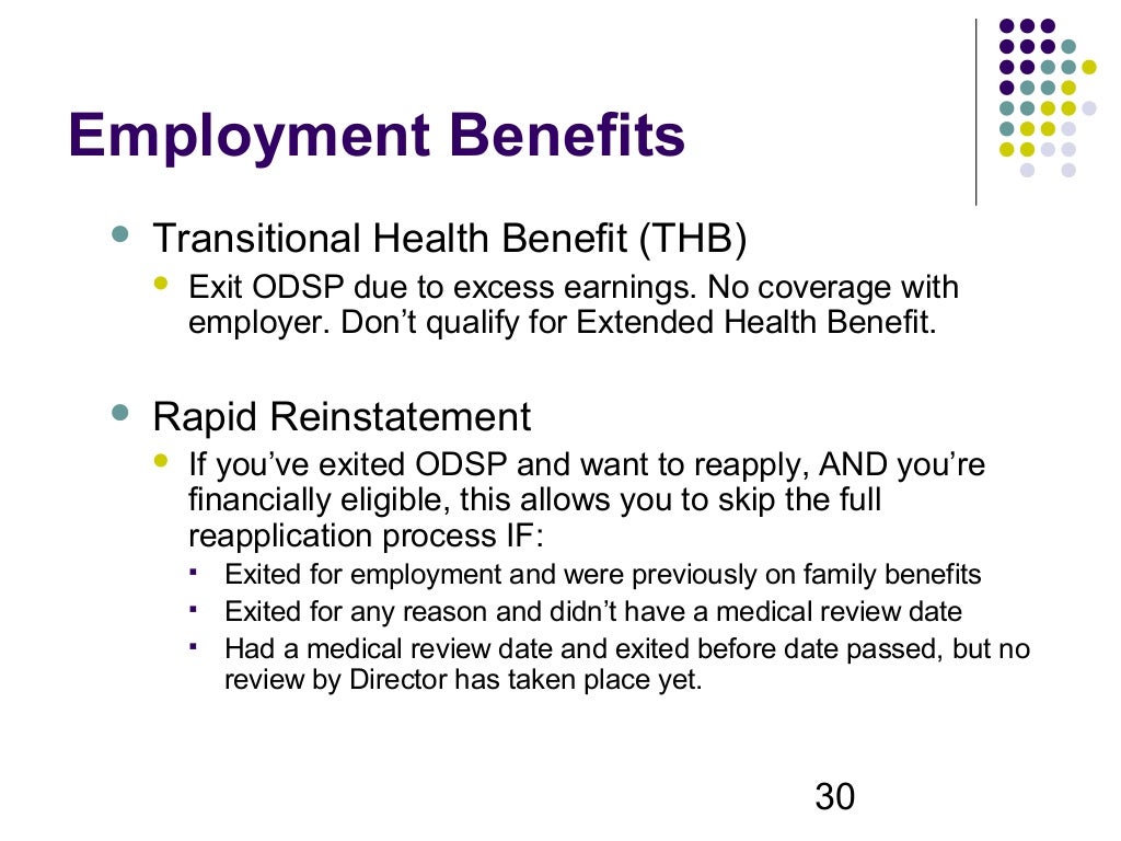 Ontario Disability Support Program (ODSP) Know Your Benefits