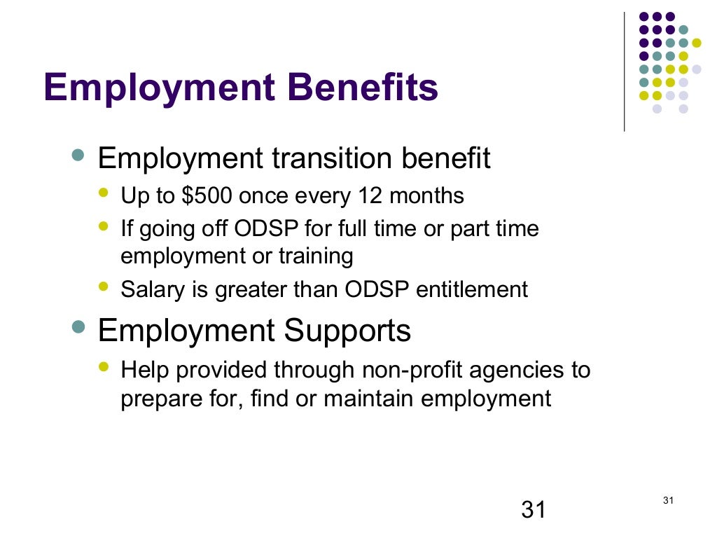 Ontario Disability Support Program (ODSP) Know Your Benefits