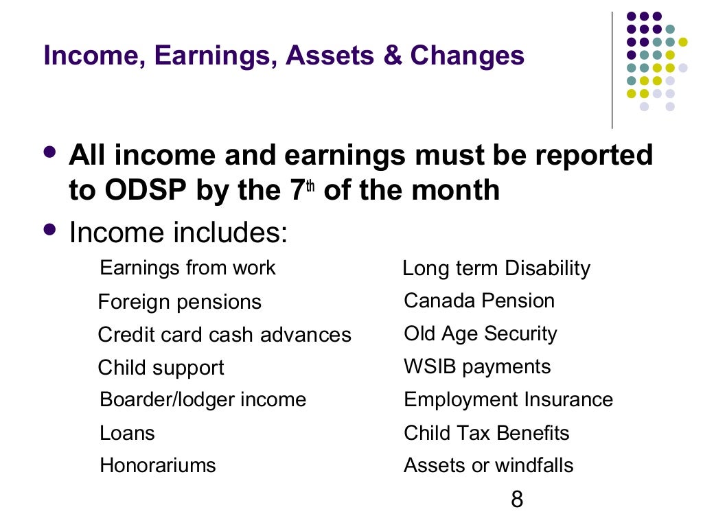 Ontario Disability Support Program (ODSP) Know Your Benefits
