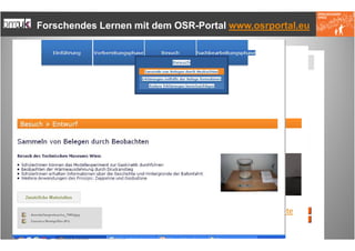 Forschendes Lernen mit dem OSR-Portal www.osrportal.eu




                                       Teebeutelrakete
 