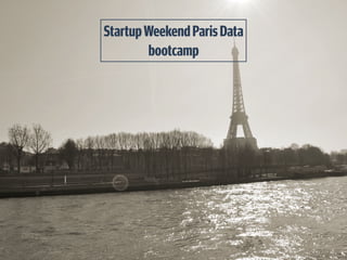 StartupWeekendParisData
bootcamp
 
