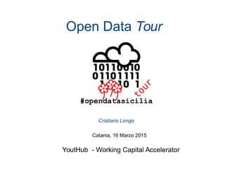 Open Data Tour
Cristiano Longo
Catania, 16 Marzo 2015
YoutHub - Working Capital Accelerator
 