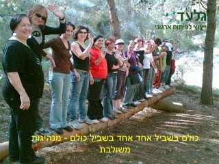 ‫אחד‬ ‫בשביל‬ ‫כולם‬‫אחד‬‫כולם‬ ‫בשביל‬-‫מנהיגות‬
‫משולבת‬
 