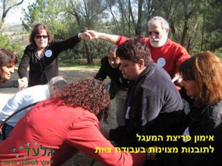 ‫המעגל‬ ‫פריצת‬ ‫אימון‬
‫צוות‬ ‫בעבודת‬ ‫מצוינות‬ ‫לתובנות‬
 