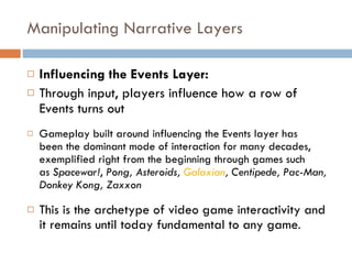 Narrative Design and Audio-Visual Style in Video Games | PPT