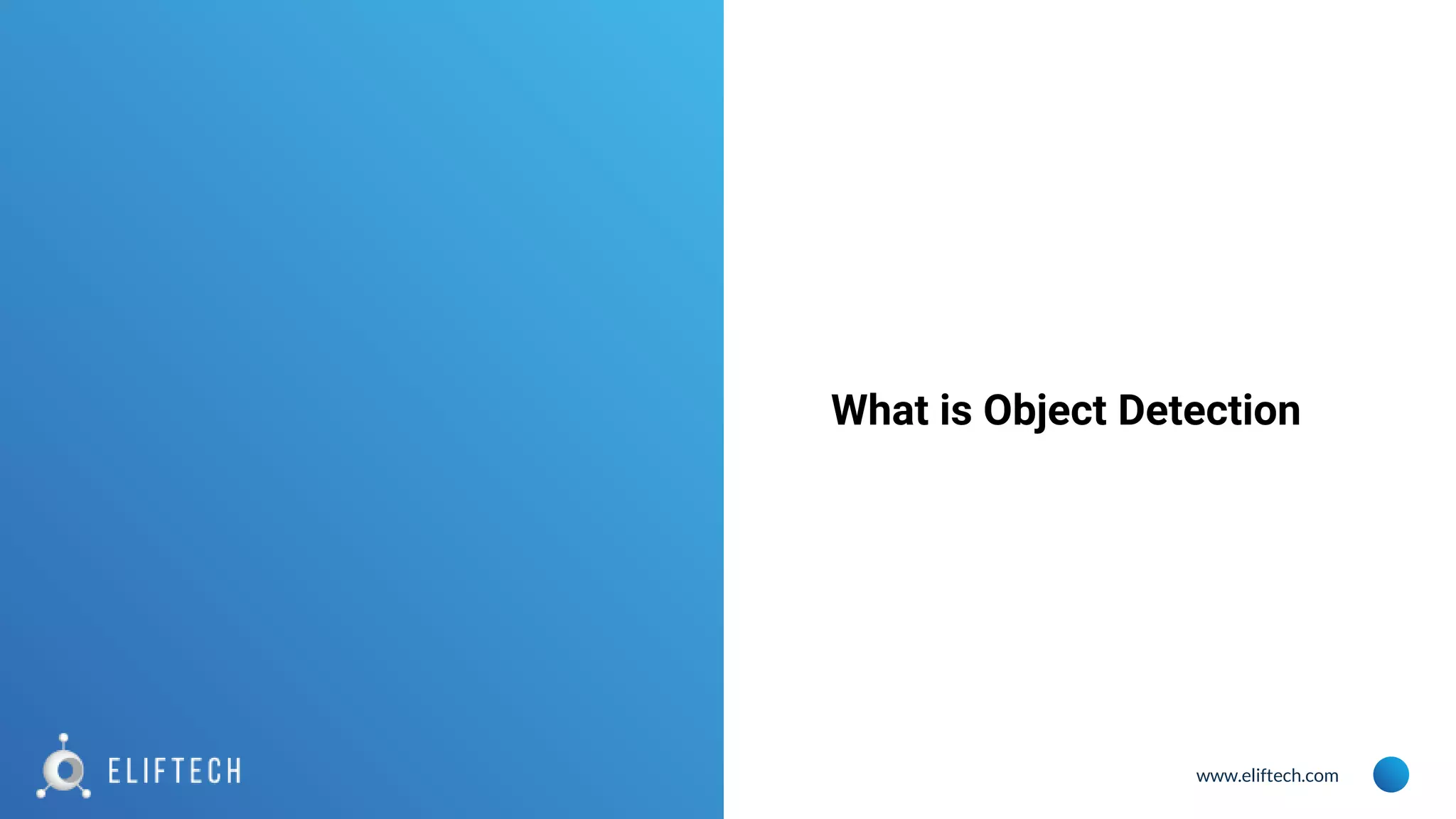 www.eliftech.com
What is Object Detection
 