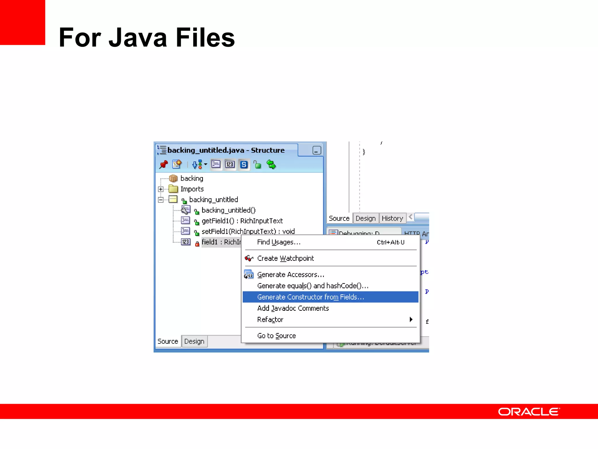 For Java Files 