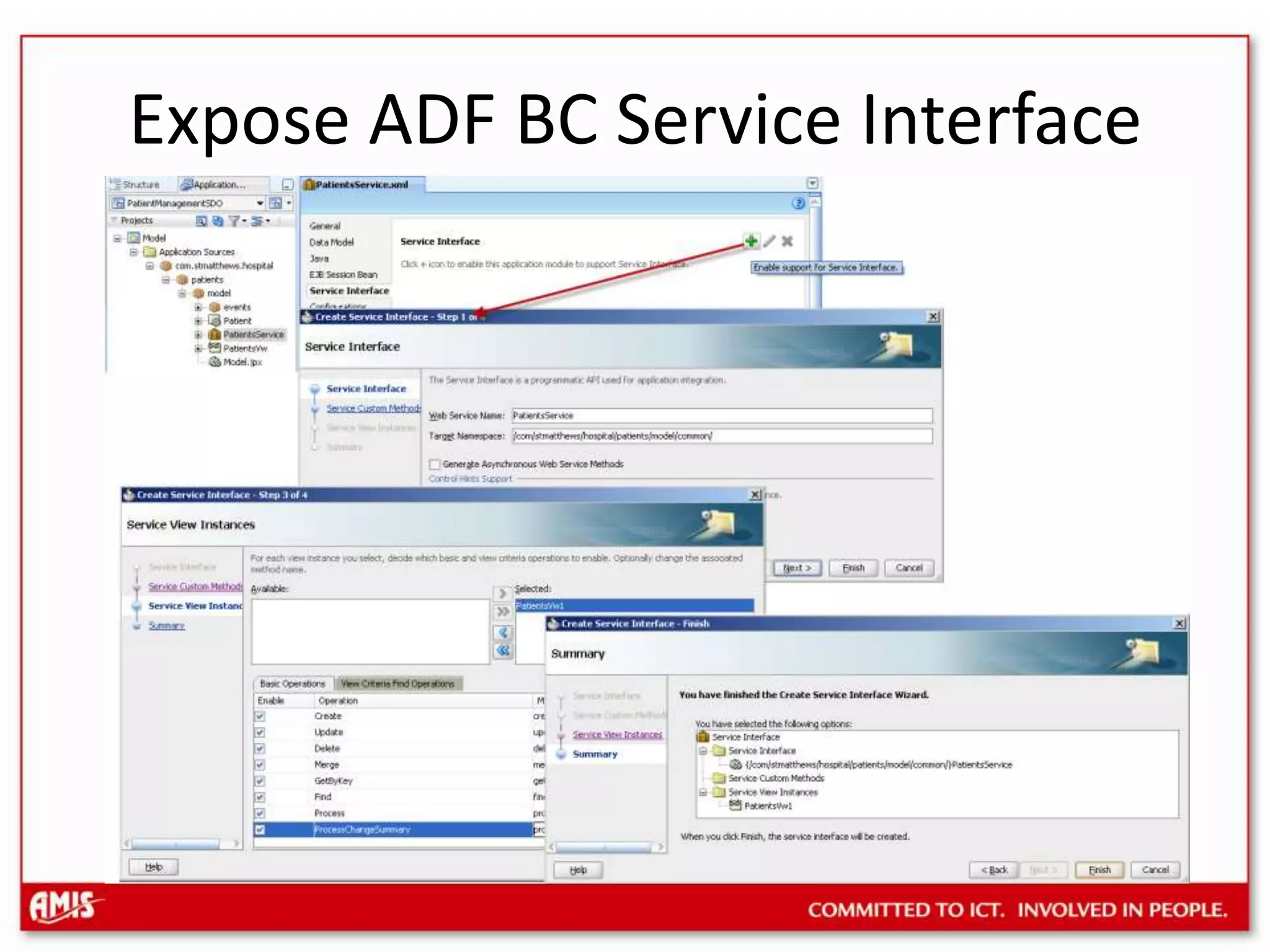 Expose ADF BC Service Interface