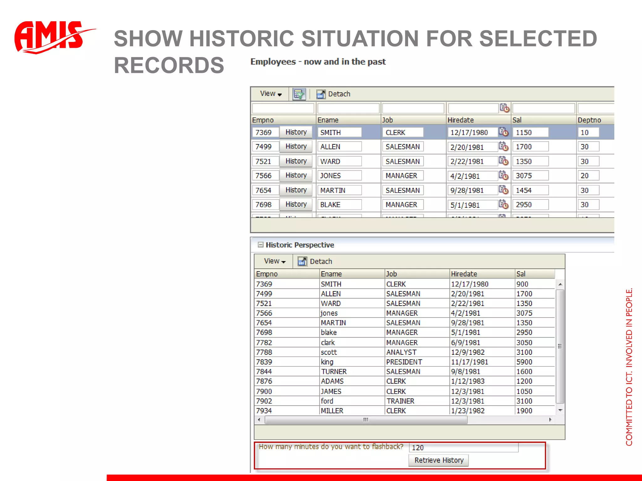 Analytical Functions – spreadsheet-style row processingAnalytical Functions allow SQL queries to perform inter-row comparison & aggregationFor example: in a single query, for each employeeshow salary rank in department and jobshow salary difference with colleague next higher in rank (on the list per department)show average salary in the departmentshow csv list of colleagues in department