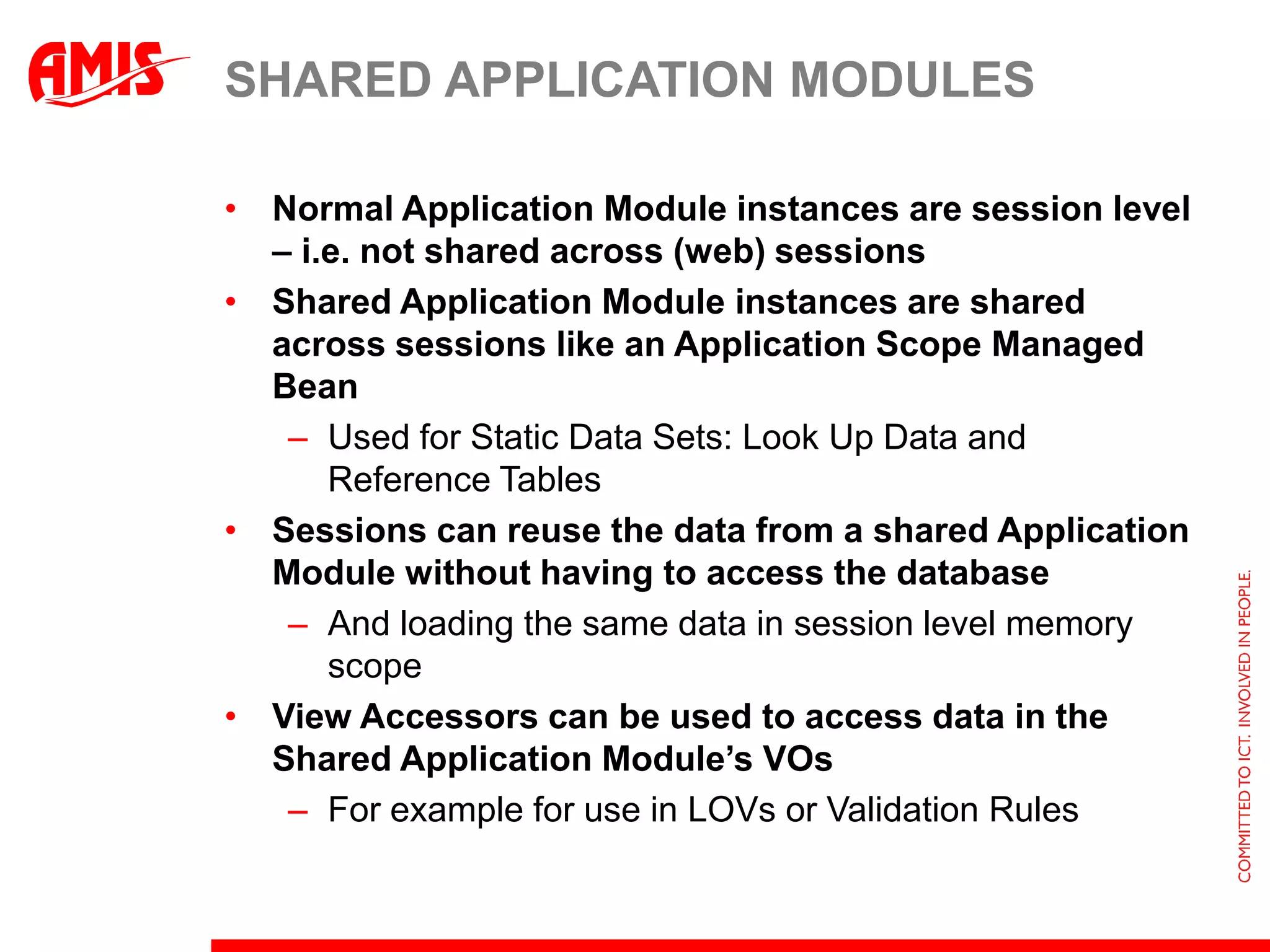 Providing a ‘business object’ APIDML API: a View – aided by an Instead Of triggerInsert of one new row inUSERS_VW (e.g. a JPApersist operation) can actually be four new recordsUSER, PERSON, EMAIL_TYPEEMAIL_ADDRESSUSERSUSERSEMAIL_TYPEInstead Of DML trigger**PERSONSEMAIL_ADDRESSES**