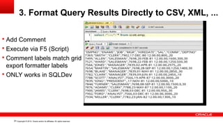 Oracle SQL Developer Top 10 Tips & Tricks | PPT