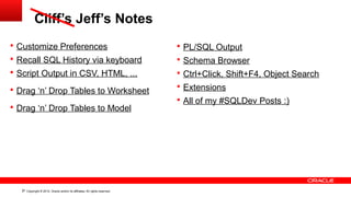 Oracle SQL Developer Top 10 Tips & Tricks | PPT
