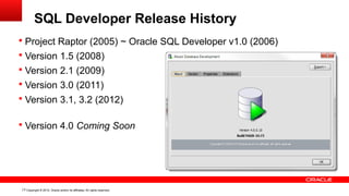 Oracle SQL Developer Top 10 Tips & Tricks | PPT