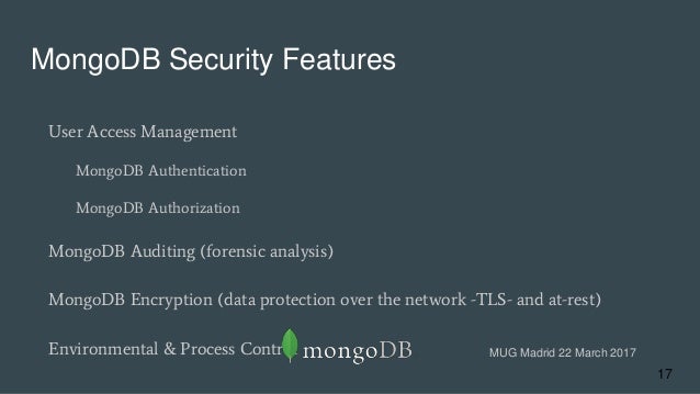 Mongodb security authorization