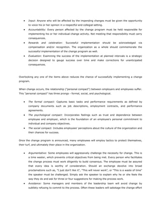 ORGANISATION DEVELOPMENT