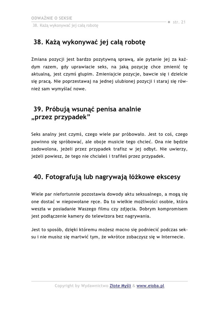 Co to znaczy, że facet chce się podłączyć