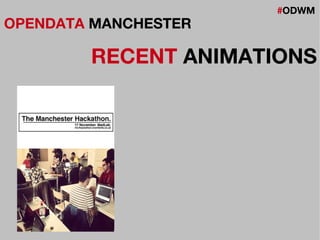 #ODWM
OPENDATA MANCHESTER
RECENT ANIMATIONS
 