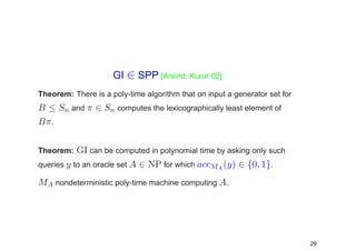 Complexity Classes and the Graph Isomorphism Problem | PDF