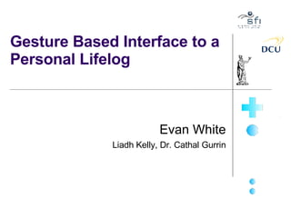 Gesture Based Interface to a Personal Lifelog Evan White Liadh Kelly, Dr. Cathal Gurrin 