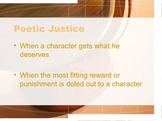 Odyssey Literary Terms
