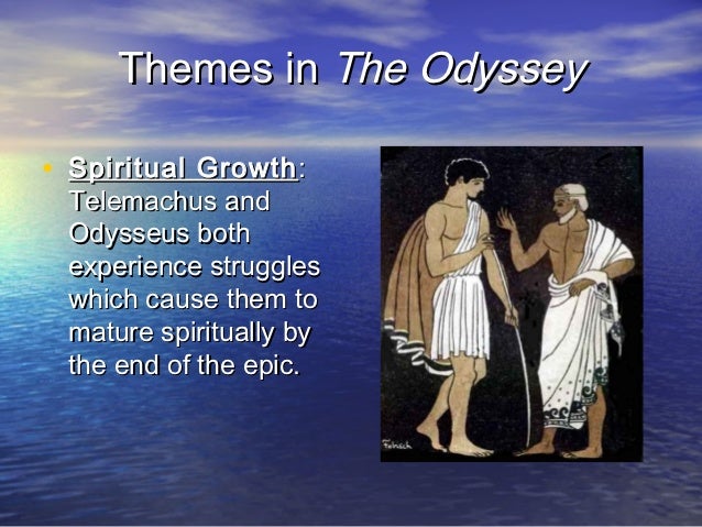 the odyssey themes One major theme of the odysseyconcerns the beauty of home for odysseus, there is simply no place like home as he says early on to king alcinous of phaeacia, nothing more sweet than home and . the odyssey themes One major theme of the odysseyconcerns the beauty of home for odysseus, there is simply no place like home as he says early on to king alcinous of phaeacia, nothing more sweet than home and .