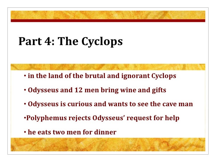 the journey of odysseus in the land of the cyclops in odyssey a poem by homer the journey of odysseus in the land of the cyclops in odyssey a poem by homer