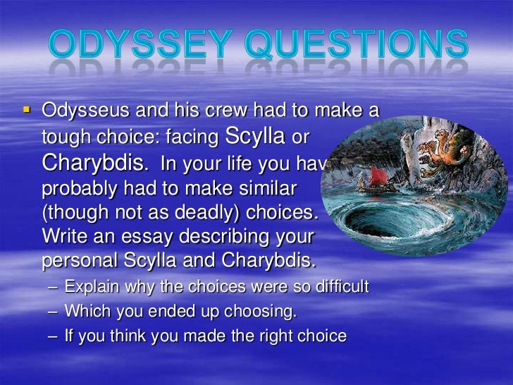 Personal odyssey essay